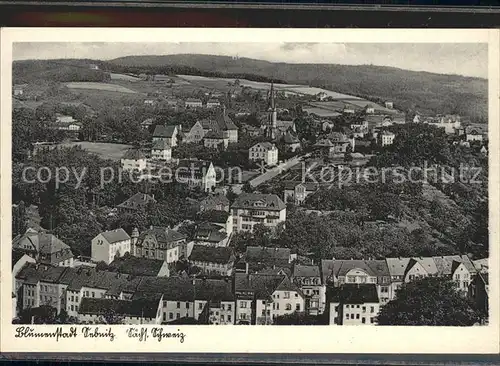 Sebnitz Blick ueber die Blumenstadt Kat. Sebnitz