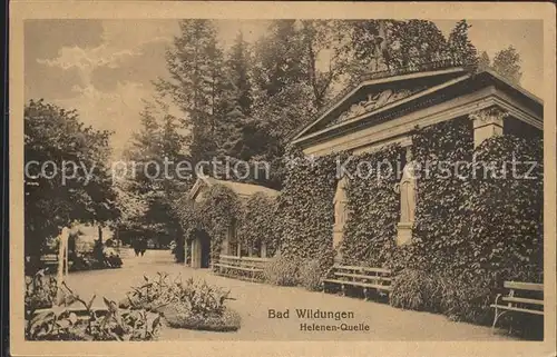 Bad Wildungen Helenenquelle Kat. Bad Wildungen