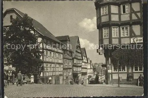 Bad Wildungen Lindenstrasse Loewen Apotheke Fachwerkhaeuser Kat. Bad Wildungen