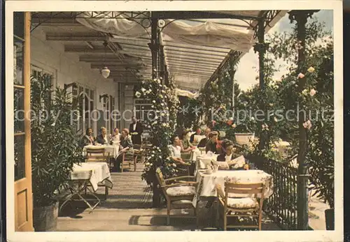 Bad Wildungen Hotel Restaurant Kaiserhof Terrasse Kat. Bad Wildungen