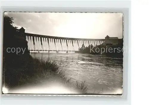 Edersee Sperrmauer Edertalsperre Stausee Kat. Edertal