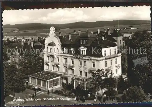 Bad Wildungen Sanatorium Quellenhof Kat. Bad Wildungen