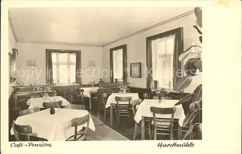 Bad Wildungen Cafe Pension Hardtmuehle Kat. Bad Wildungen