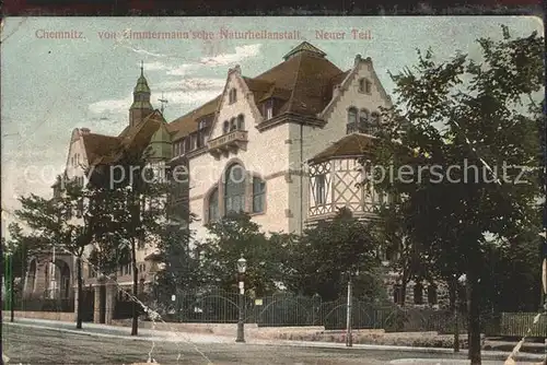 Chemnitz Zimmermannsche Naturheilanstalt  Kat. Chemnitz