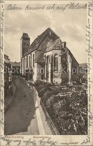 Freiberg Sachsen Nicolaikirche Kat. Freiberg