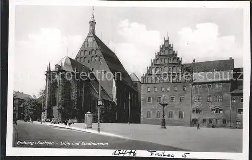 Freiberg Sachsen Dom und Stadtmuseum Kat. Freiberg