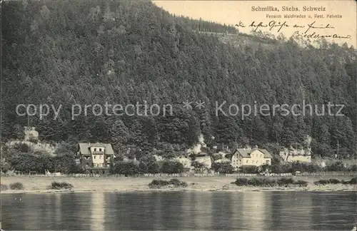 Schmilka Pension Waldfrieden  Kat. Bad Schandau