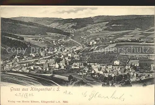 Klingenthal Vogtland Panorama Kat. Klingenthal Sachsen