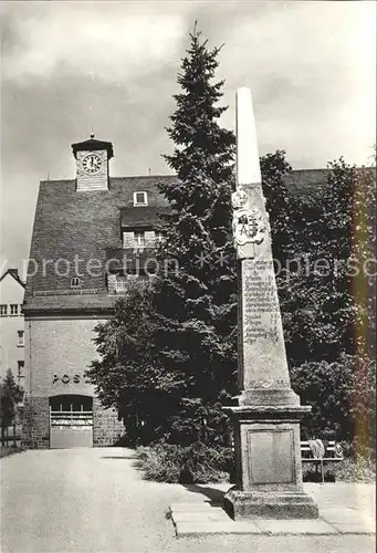 Johanngeorgenstadt Distanzsaeule Kat. Johanngeorgenstadt