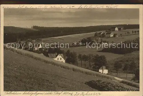 Tellerhaeuser Schneiders Gasthof Kat. Breitenbrunn Erzgebirge