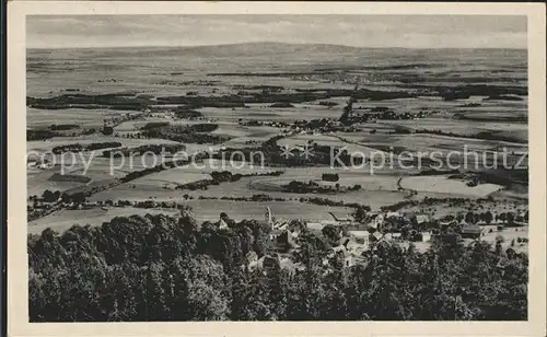 Schoenberg Vogtland Blick vom Kapellenbergturm Kat. Mehltheuer Vogtland