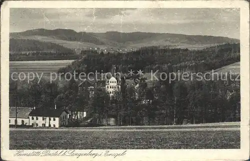 Langenberg Erzgebirge Heimstaette Foerstel Kat. Schwarzenberg