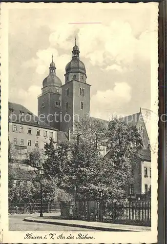 Plauen Vogtland An der Raehme Kirche Kat. Plauen