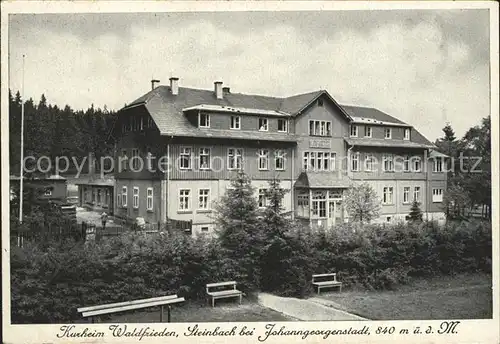 Steinbach Johanngeorgenstadt Kurheim Waldfrieden Kat. Johanngeorgenstadt