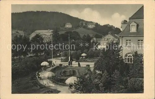 Oberschlema Erzgebirge Radiumbad Kurpark  Kat. Bad Schlema