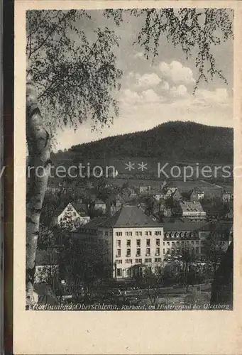 Oberschlema Erzgebirge Radiumbad Kurhotel Gleesberg  Kat. Bad Schlema