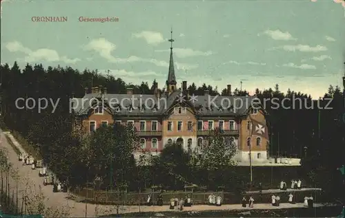 Gruenhain Beierfeld Genesungsheim  Kat. Beierfeld Erzgebirge