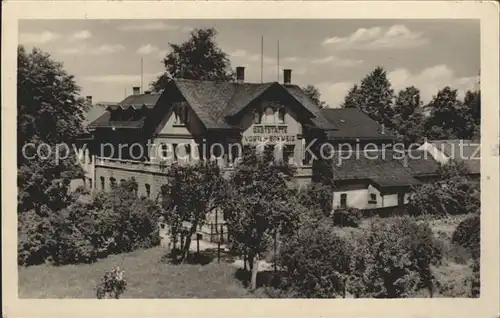 Jocketa Bahnhofshotel Vogtlaendische Schweiz Kat. Poehl Vogtland