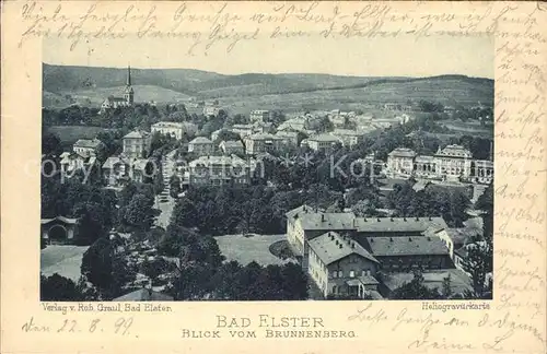 Bad Elster Blick vom Brunnenberg Kat. Bad Elster