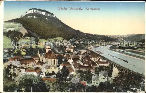 Koenigstein Saechsische Schweiz  Kat. Koenigstein Saechsische Schweiz