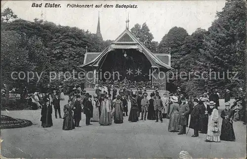 Bad Elster Fruehkonzert Badeplatz  Kat. Bad Elster