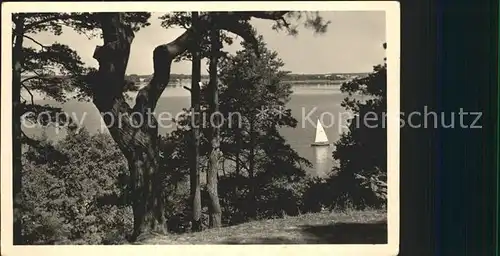 Goyatz Blick auf den kleinen Schwielochsee Kat. Schwielochsee