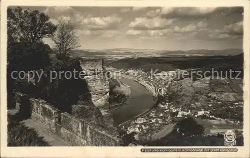 Koenigstein Saechsische Schweiz Festung  Kat. Koenigstein Saechsische Schweiz