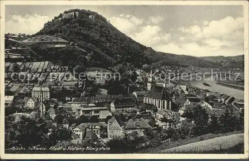 Koenigstein Saechsische Schweiz  Kat. Koenigstein Saechsische Schweiz