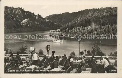 Zschopau Talsperre vom Waldhaus Lauenhain Kat. Zschopau