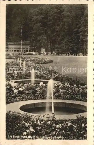 Bad Elster Neue Brunnenanlage im Kurpark Kat. Bad Elster