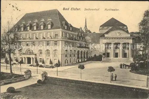 Bad Elster Sachsenhof Kurtheater Kat. Bad Elster