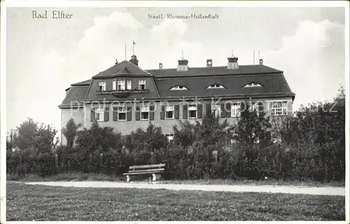 Bad Elster Staatliche Rheuma  Heilanstalt Kat. Bad Elster