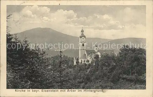 Bayrisch Eisenstein Kirche Arber Kat. Bayerisch Eisenstein