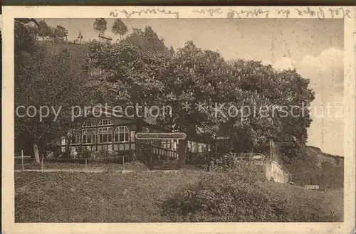 Rathen Saechsische Schweiz Gasthaus Rosengarten Kat. Rathen Sachsen