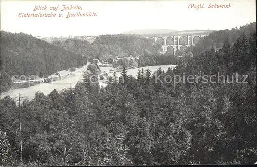 Jocketa Elstertalbruecke Barthmuehle Kat. Poehl Vogtland