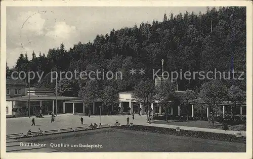 Bad Elster Quellen am Badeplatz Kat. Bad Elster