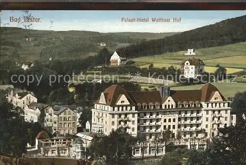 Bad Elster Palast  Hotel Wettiner Hof Kat. Bad Elster