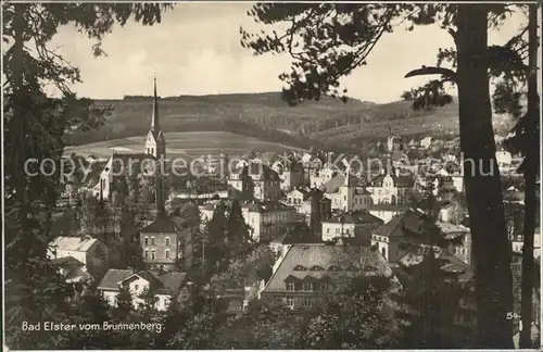 Bad Elster Stadtansicht Brunnenberg Kat. Bad Elster