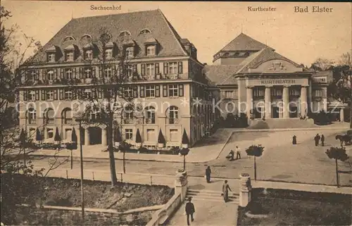 Bad Elster Sachsenhof Kurtheater Kat. Bad Elster