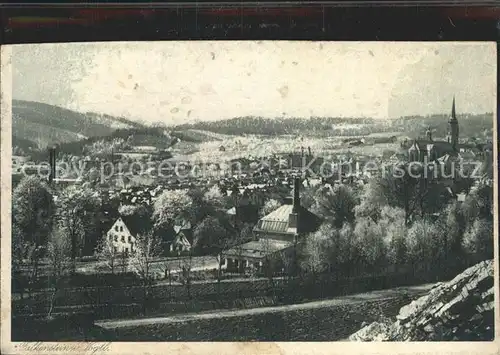 Falkenstein Vogtland Panorama Kat. Falkenstein Vogtland