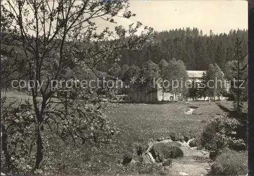 Gruenbach Vogtland FDGB Erholungsheim Druckersmuehle Kat. Gruenbach Vogtland