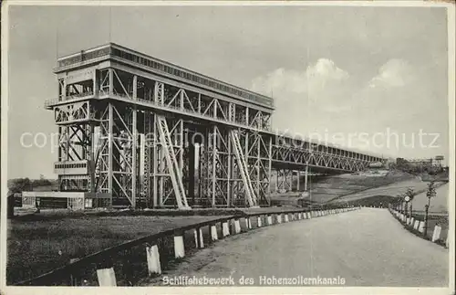 Niederfinow Schiffshebewerk des Hohenzollernkanals Kat. Niederfinow