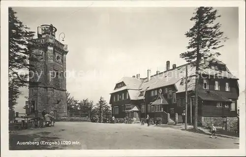 Auersberg Wildenthal Aussichtsturm Unterkunftshaus Kat. Eibenstock