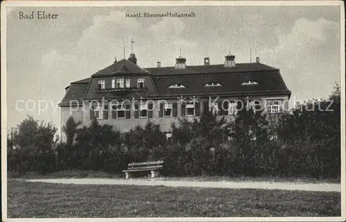 Bad Elster Staatl Rheuma Heilanstalt Kat. Bad Elster