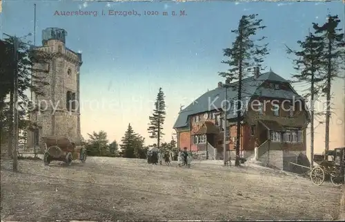 Auersberg Wildenthal Berghotel Aussichtsturm Kat. Eibenstock