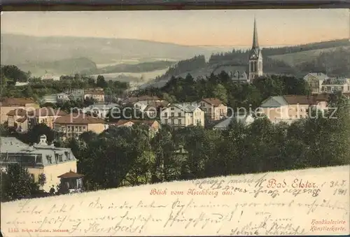 Bad Elster Blick vom Kirchberg Kat. Bad Elster