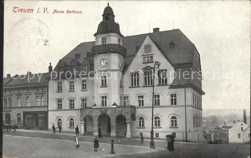 Treuen Neues Rathaus Kat. Treuen Vogtland