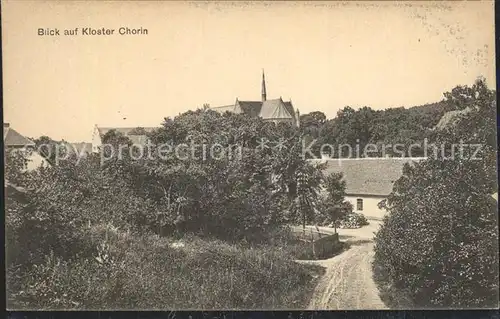 Chorin Blick auf Kloster Chorin Kat. Chorin