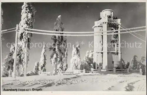 Auersberg Wildenthal Aussichtsturm Kat. Eibenstock