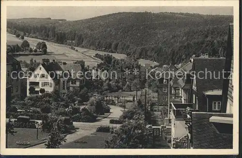 Oberschlema Erzgebirge Hindenburganlagen Kat. Bad Schlema